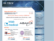 Tablet Screenshot of in-tech.cz