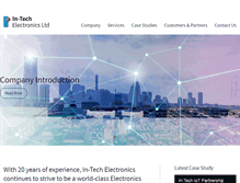 Tablet Screenshot of in-tech.com.hk